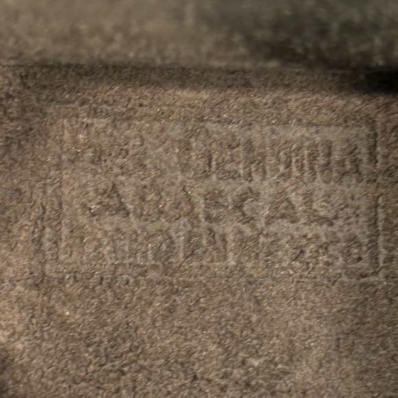 Vintage dusty blue leather handbag - Picture 9 of 9